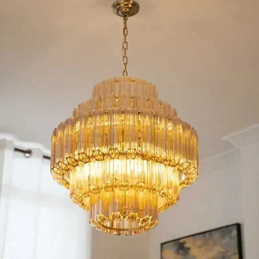 Nordic modern luxury glass pendant light crafted for elegance and versatility.
