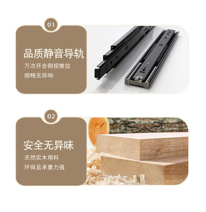 Wood Minimalist Nightstand Table Modern White Drawers Bedroom Nightstand Table Nordic Small Mesa De Noche Home Furniture