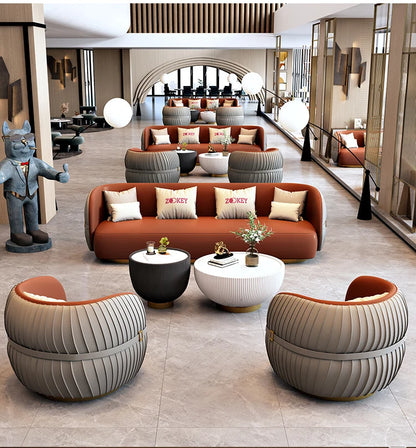 Simple Nordic Salon Chair – Modern Wooden Lounge Armchair.