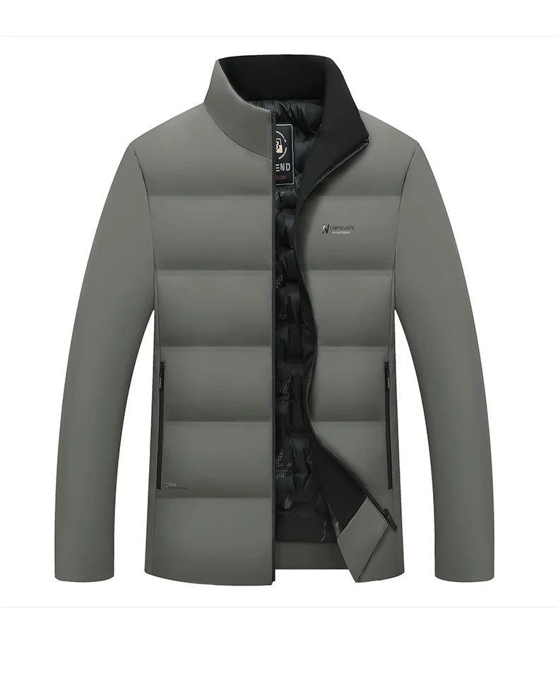 Top Grade Men's Winter Short Parka Jacket Windbreaker Coats Bubble Puffer 2025 New Casual Fashion Quilted Outerwear