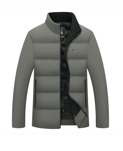 Top Grade Men's Winter Short Parka Jacket Windbreaker Coats Bubble Puffer 2025 New Casual Fashion Quilted Outerwear