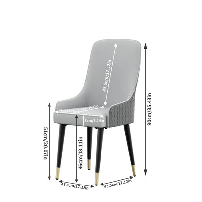 LUVODI 4-6 People Seats Marble Dining Table with Chair 1.2m Restaurant Kitchen Cafe Shop Coffee Table Furniture with Metal Legs