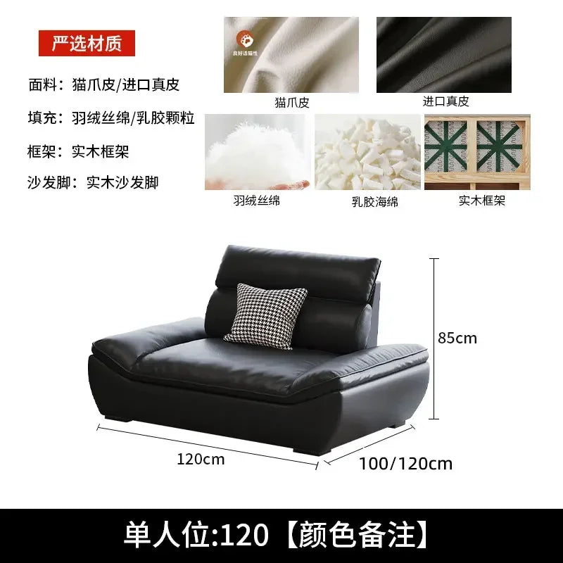 Orange Oversize Simple Lazy Sofa Fancy Soft Modern Individual Loveseat Puffs Sofa Living Room Sofy Do Salonu Furniture Home