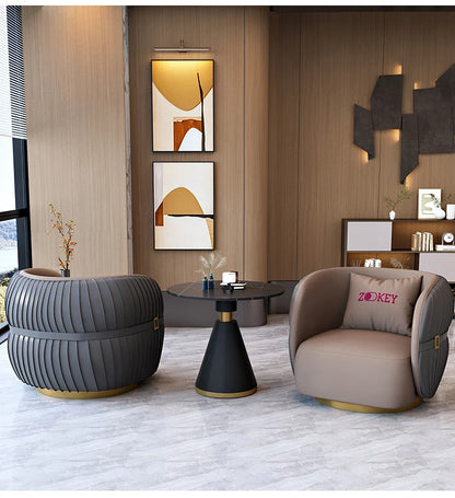 Simple Nordic Salon Chair – Modern Wooden Lounge Armchair.