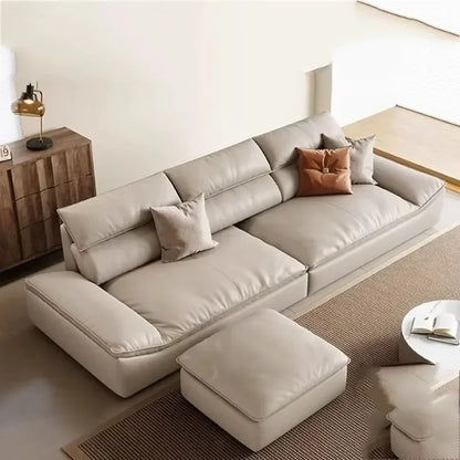 Orange Oversize Simple Lazy Sofa Fancy Soft Modern Individual Loveseat Puffs Sofa Living Room Sofy Do Salonu Furniture Home