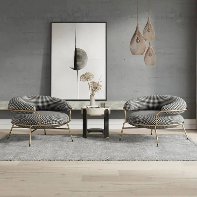 Wedding Nordic Modern Chairs Living Room Luxury Vanity Metal Lounge Chair Designer Adults Sillon Individual Home Furniture