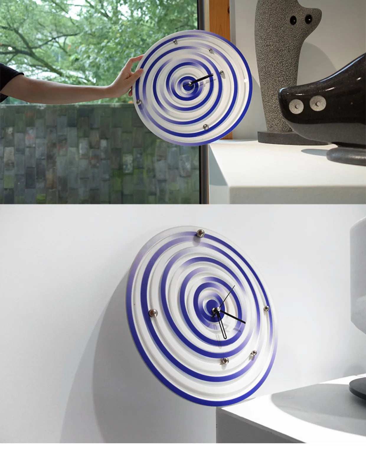 Classic Kitchen Wall Clocks Korean Interior Minimalist Fashion Aesthetic Art Wall Watch Designer Duvar Saati Room Decorations