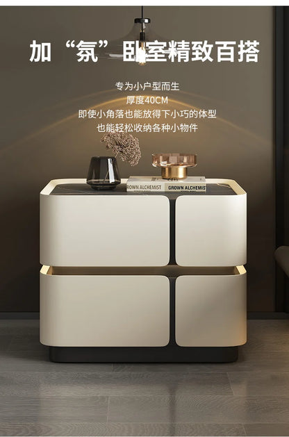 Wood Minimalist Nightstand Table Modern White Drawers Bedroom Nightstand Table Nordic Small Mesa De Noche Home Furniture