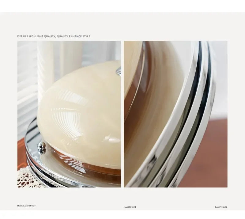 Modern Bauhaus Glass Ceiling Lamp – French Art Deco Home Lighting