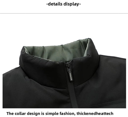 Top Grade Men's Winter Short Parka Jacket Windbreaker Coats Bubble Puffer 2025 New Casual Fashion Quilted Outerwear