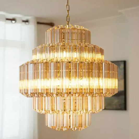 Nordic modern luxury glass pendant light crafted for elegance and versatility.