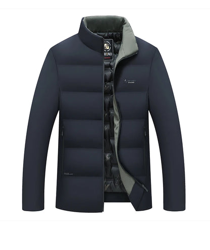 Top Grade Men's Winter Short Parka Jacket Windbreaker Coats Bubble Puffer 2025 New Casual Fashion Quilted Outerwear