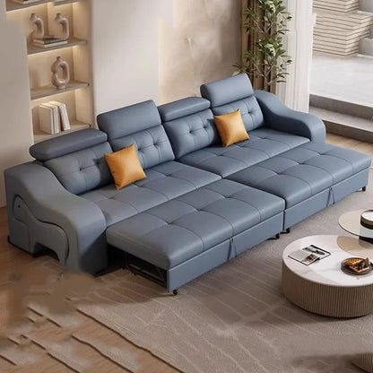 Simple Waterproof Fancy Sofas Beds Stretch Storage Modern Salon Living Room Sofas Bed Folding Nordic Divano Letto Home Furniture