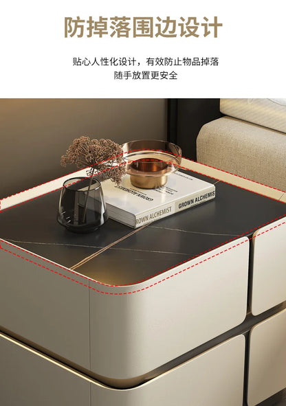 Wood Minimalist Nightstand Table Modern White Drawers Bedroom Nightstand Table Nordic Small Mesa De Noche Home Furniture