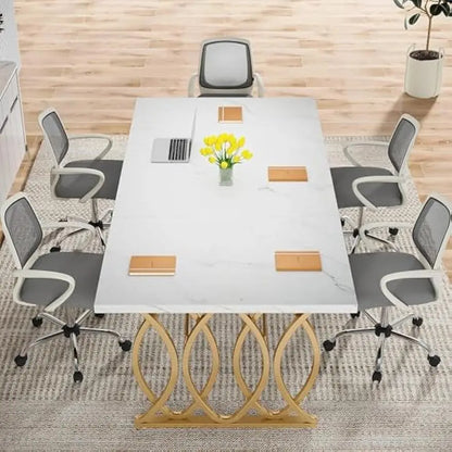 Executive Large Modern Office Desk – Conference & Home Office Table.