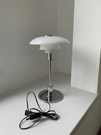 Glass Reading LED Desk Lamp – Nordic Modern Minimalist Design for Living Room, Bedroom, and Study