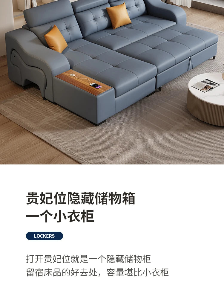 Simple Waterproof Fancy Sofas Beds Stretch Storage Modern Salon Living Room Sofas Bed Folding Nordic Divano Letto Home Furniture