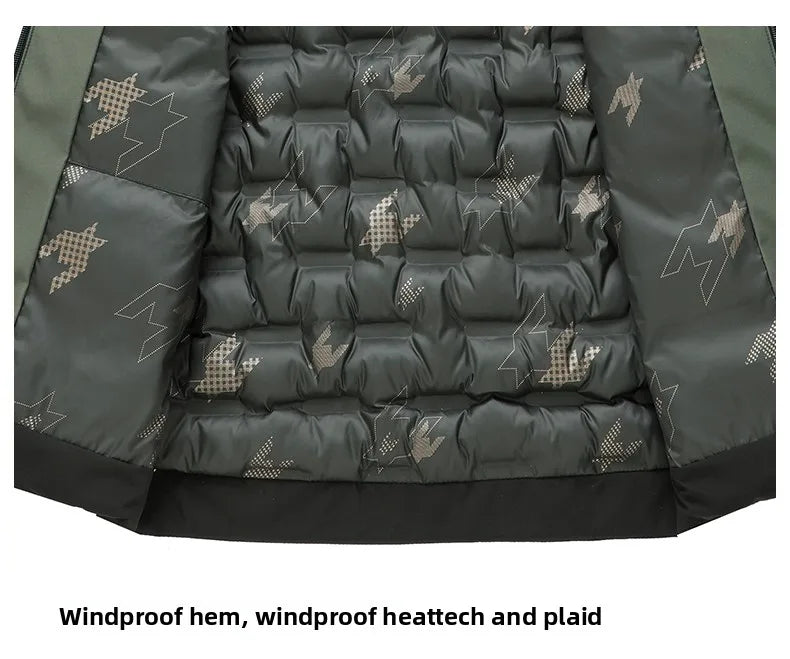 Top Grade Men's Winter Short Parka Jacket Windbreaker Coats Bubble Puffer 2025 New Casual Fashion Quilted Outerwear