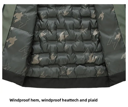 Top Grade Men's Winter Short Parka Jacket Windbreaker Coats Bubble Puffer 2025 New Casual Fashion Quilted Outerwear