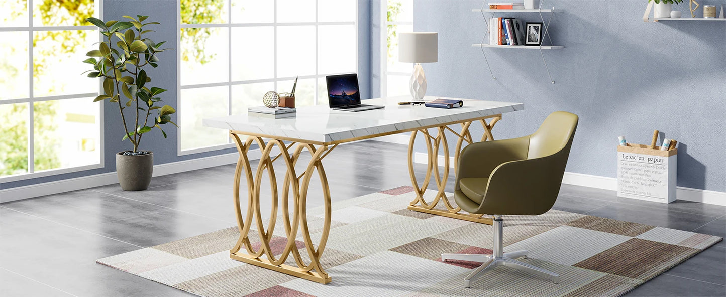 Executive Large Modern Office Desk – Conference & Home Office Table.