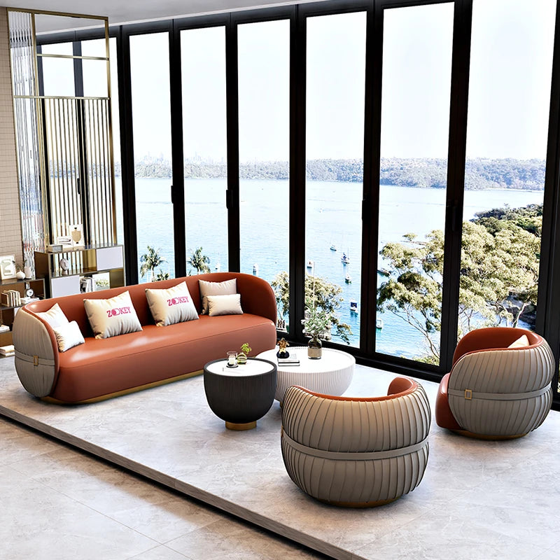 Simple Nordic Salon Chair – Modern Wooden Lounge Armchair.