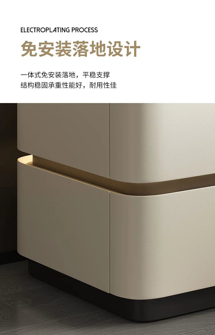 Wood Minimalist Nightstand Table Modern White Drawers Bedroom Nightstand Table Nordic Small Mesa De Noche Home Furniture