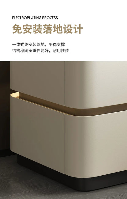 Wood Minimalist Nightstand Table Modern White Drawers Bedroom Nightstand Table Nordic Small Mesa De Noche Home Furniture