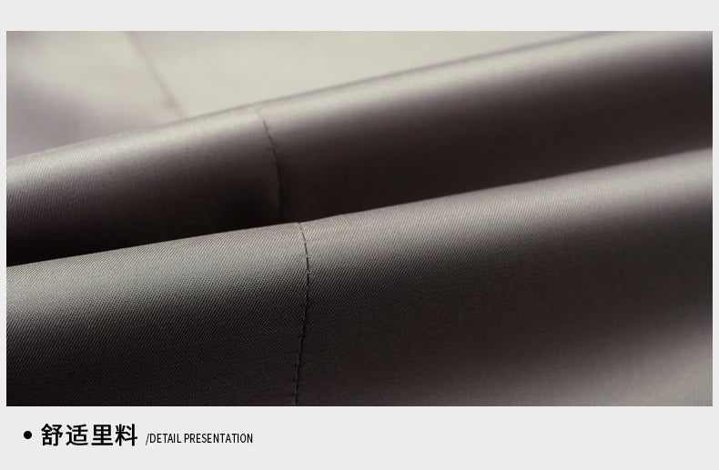 High End Anti Wrinkle New Brand Business Casual Fashion Slim Fit Trench Coats Spring Autumn Overcoat Long Jacket Outercoat