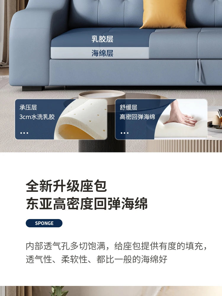 Simple Waterproof Fancy Sofas Beds Stretch Storage Modern Salon Living Room Sofas Bed Folding Nordic Divano Letto Home Furniture