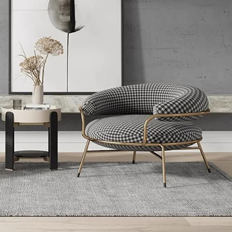 Wedding Nordic Modern Chairs Living Room Luxury Vanity Metal Lounge Chair Designer Adults Sillon Individual Home Furniture