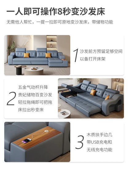 Simple Waterproof Fancy Sofas Beds Stretch Storage Modern Salon Living Room Sofas Bed Folding Nordic Divano Letto Home Furniture