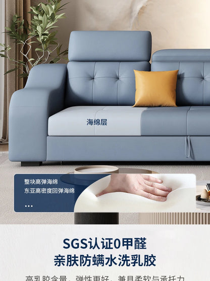 Simple Waterproof Fancy Sofas Beds Stretch Storage Modern Salon Living Room Sofas Bed Folding Nordic Divano Letto Home Furniture