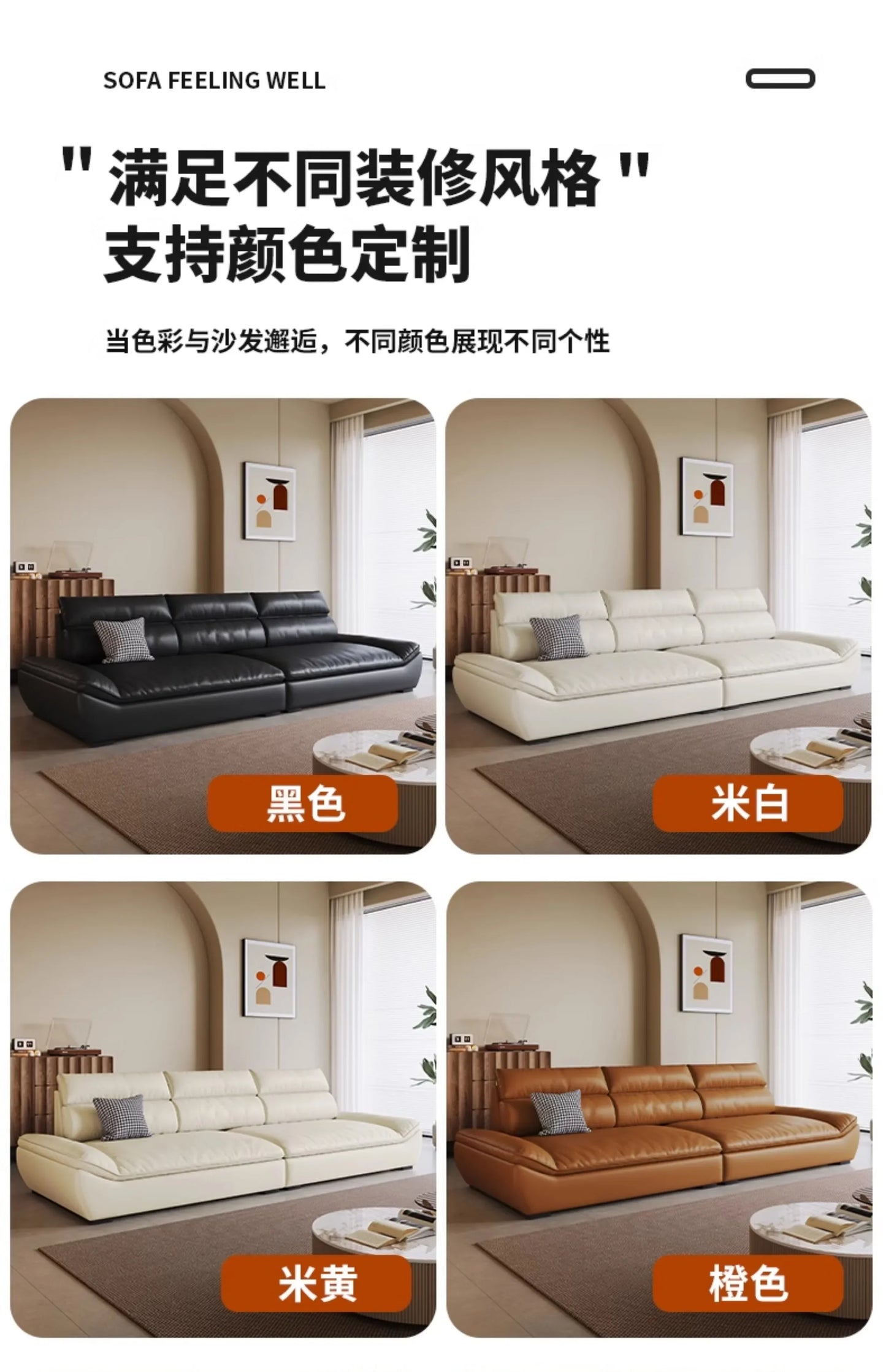 Orange Oversize Simple Lazy Sofa Fancy Soft Modern Individual Loveseat Puffs Sofa Living Room Sofy Do Salonu Furniture Home