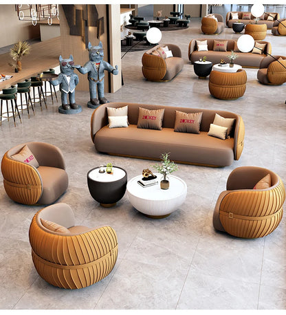 Simple Nordic Salon Chair – Modern Wooden Lounge Armchair.