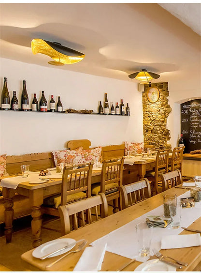 Nordic Shuttle LED Chandelier – Stylish Ceiling Light for Any Space