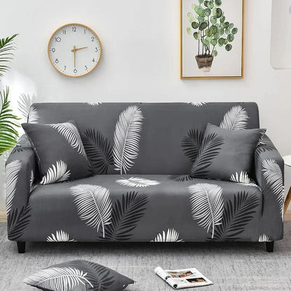 Stretch Printed Sofa Cover – All-Season Polyester Fit for Multiple Sofa Types