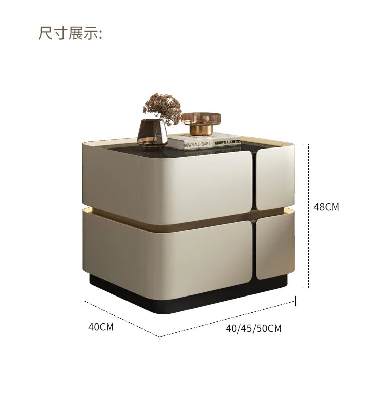 Wood Minimalist Nightstand Table Modern White Drawers Bedroom Nightstand Table Nordic Small Mesa De Noche Home Furniture