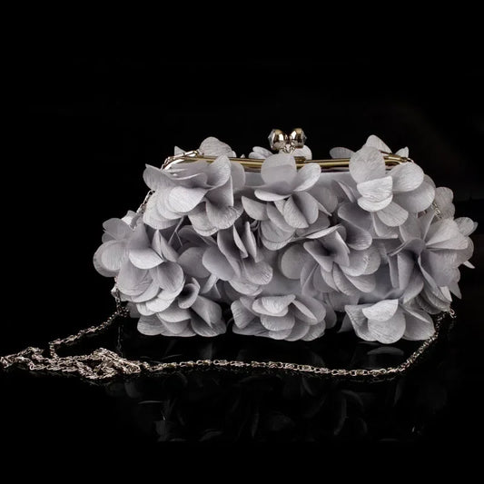 Wedding Dress Bag – 8 Colors, Floral Clutch for Bride, Party & Evening.
