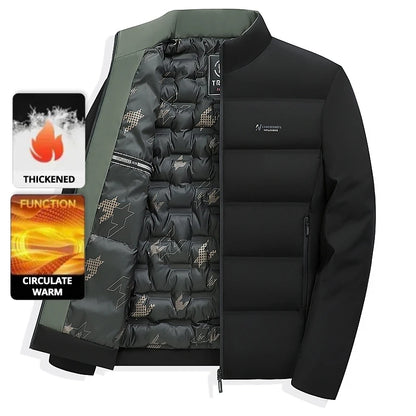 Top Grade Men's Winter Short Parka Jacket Windbreaker Coats Bubble Puffer 2025 New Casual Fashion Quilted Outerwear