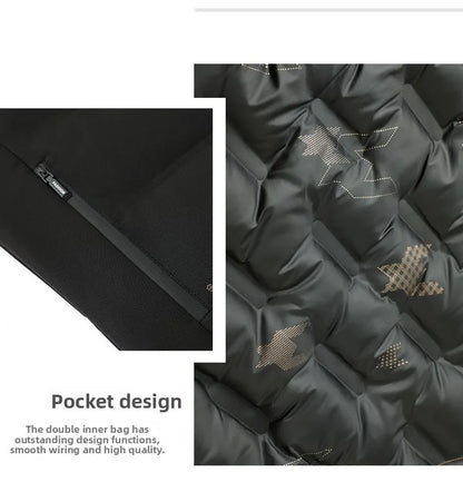 Top Grade Men's Winter Short Parka Jacket Windbreaker Coats Bubble Puffer 2025 New Casual Fashion Quilted Outerwear