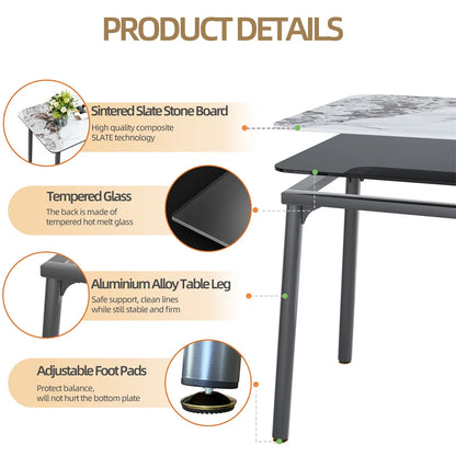 Table with product details on a white background