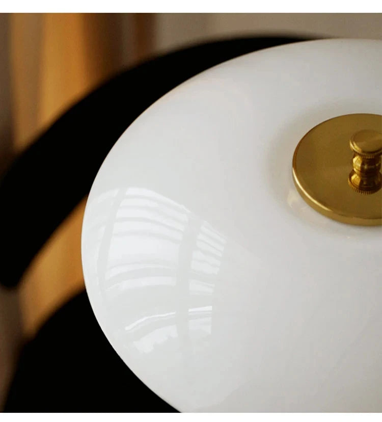 Glass Reading LED Desk Lamp – Nordic Modern Minimalist Design for Living Room, Bedroom, and Study