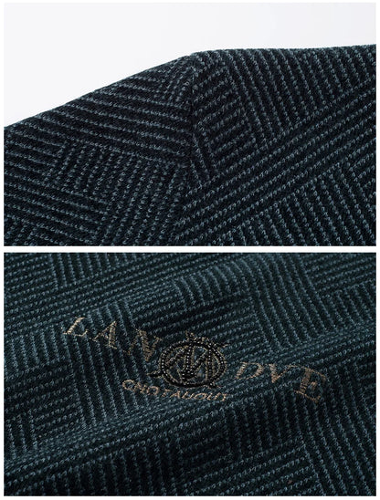 Top Quality Thick Fleece-Lined Warm Men Fashion Brand Autum Winter Knit Pullover Designer Sweater Korean Woolen Casual Jumper