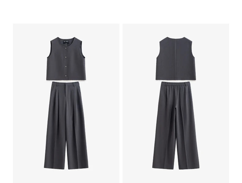 TOYOUTH Women Two Piece Set 2025 Summer New Suits 8520028