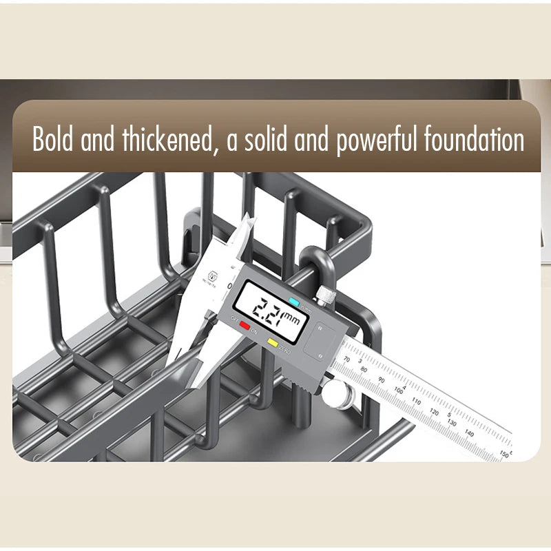 Kitchen Sink Drain Rack Organizer Abs Plastic Self-draining Sink Shelf Soap Sponge Holder Dishcloth Towel Rack Filter Basket