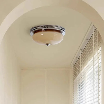 Modern Bauhaus Glass Ceiling Lamp – French Art Deco Home Lighting