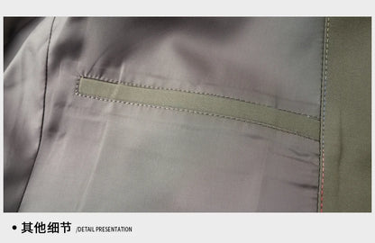 High End Anti Wrinkle New Brand Business Casual Fashion Slim Fit Trench Coats Spring Autumn Overcoat Long Jacket Outercoat