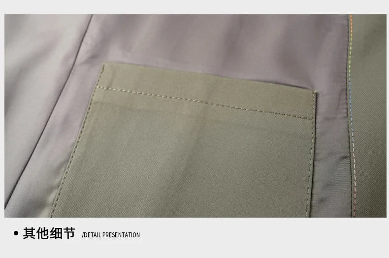 High End Anti Wrinkle New Brand Business Casual Fashion Slim Fit Trench Coats Spring Autumn Overcoat Long Jacket Outercoat