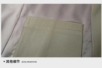 High End Anti Wrinkle New Brand Business Casual Fashion Slim Fit Trench Coats Spring Autumn Overcoat Long Jacket Outercoat