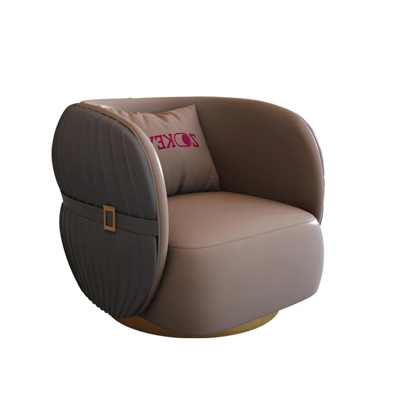 Simple Nordic Salon Chair – Modern Wooden Lounge Armchair.